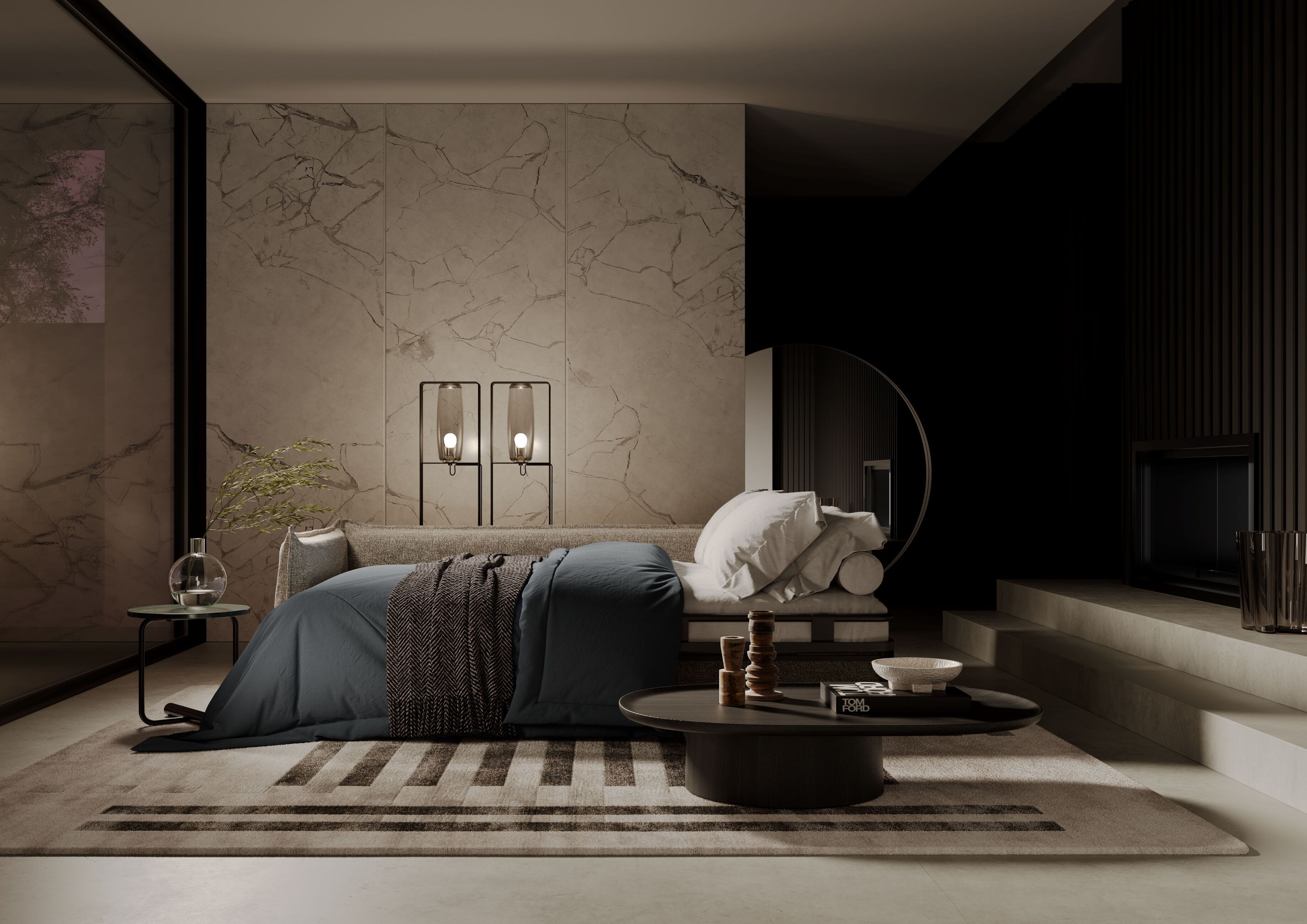 Съемный диван-кровать из ткани Milano Bedding Clarke ARCH-00055385 - Вид №2