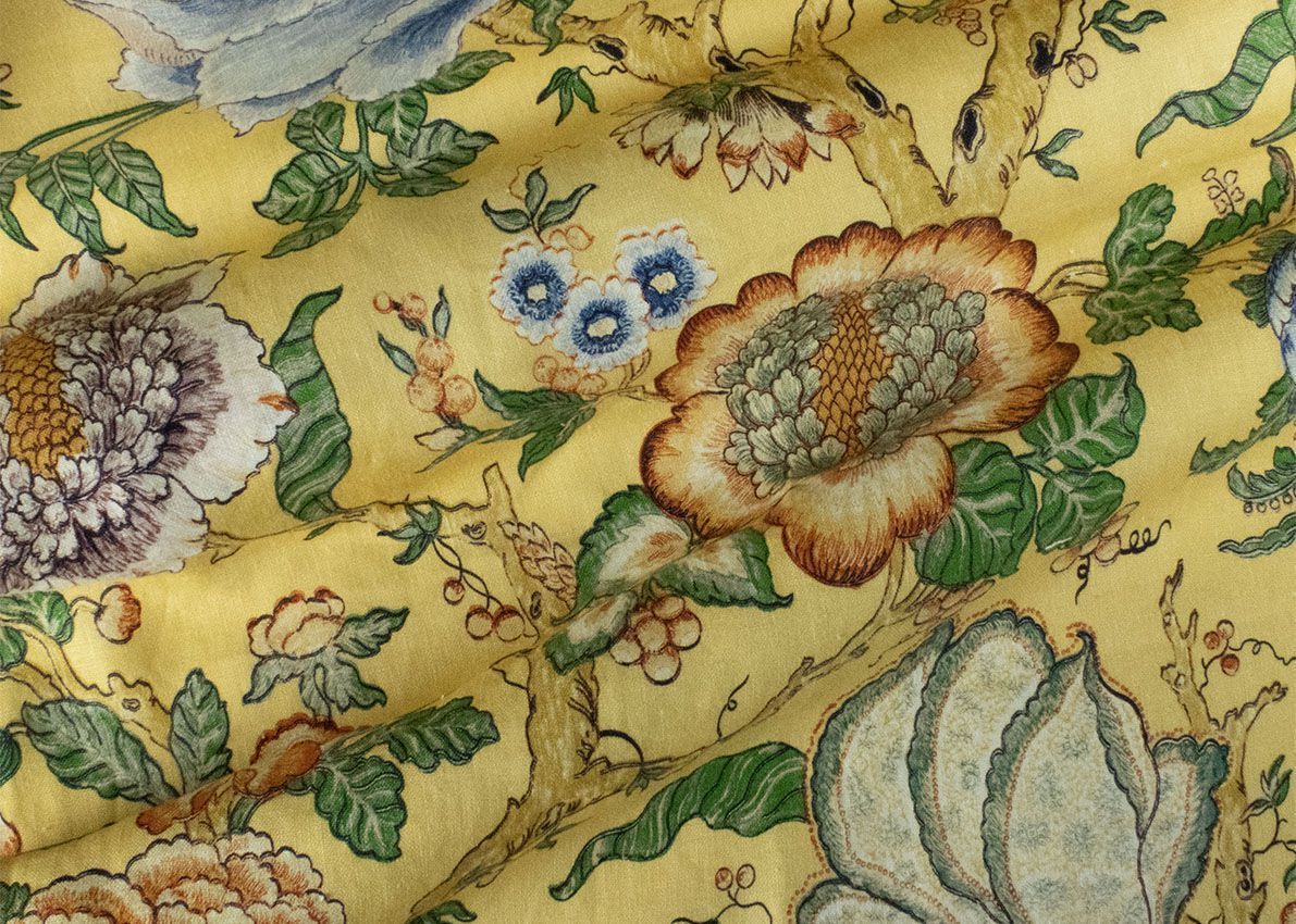 Обивочная ткань с цветочным рисунком Jannelli&Volpi СП GRANDE CORNICHE FABRICS ARCH-00022573 - Вид №4