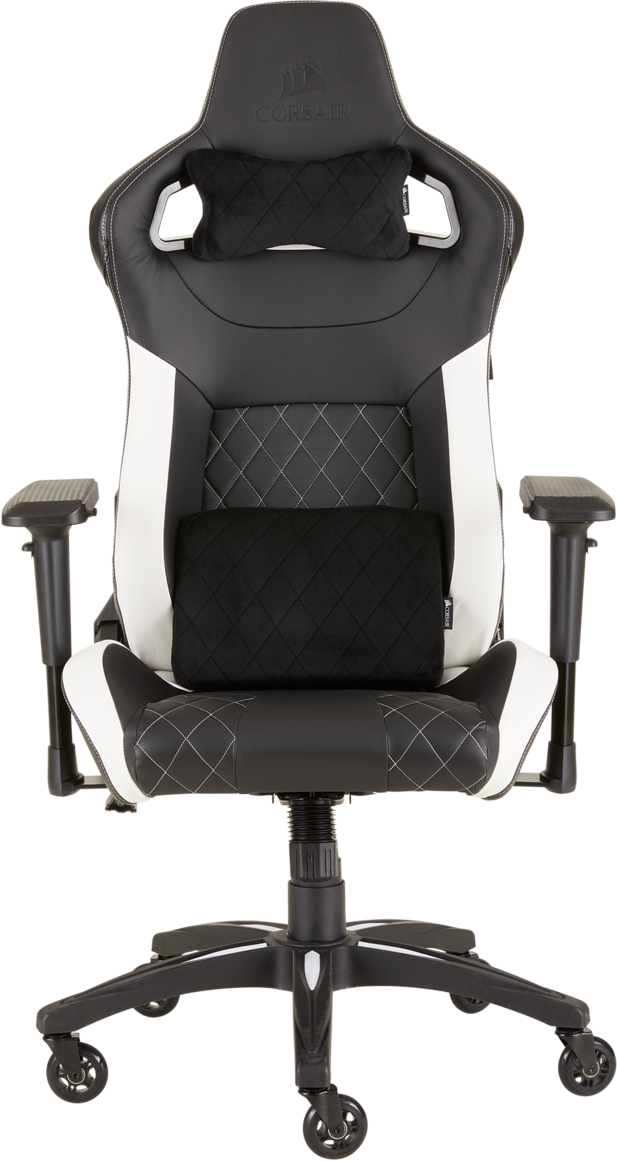 CF-9010012-WW Игровое кресло gaming™ t1 race 2018 gaming chair black/white Corsair Corsair T1 RACE 2018 Santreyd 