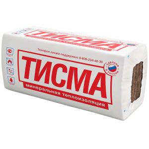 84698362 Утеплитель 100 мм Тисма 600х1200 мм 4.32 м² STLM-0053881 KNAUF