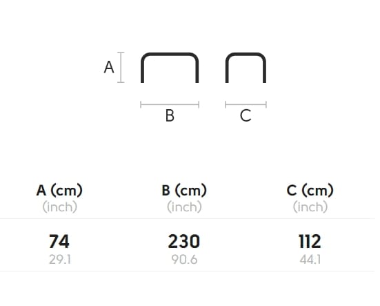 Диван из эластичной ткани Midj космос ARCH-00123139 - Вид №4