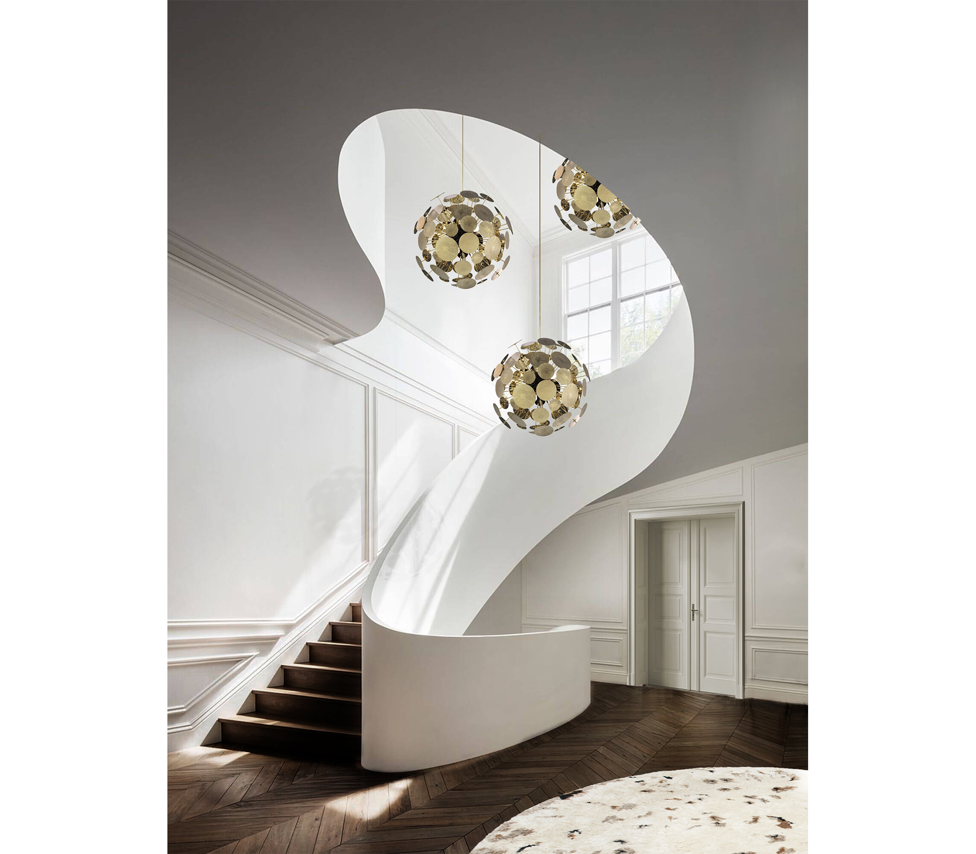 0-086 Подвесной светильник Newton Boca Do Lobo  - Вид №7