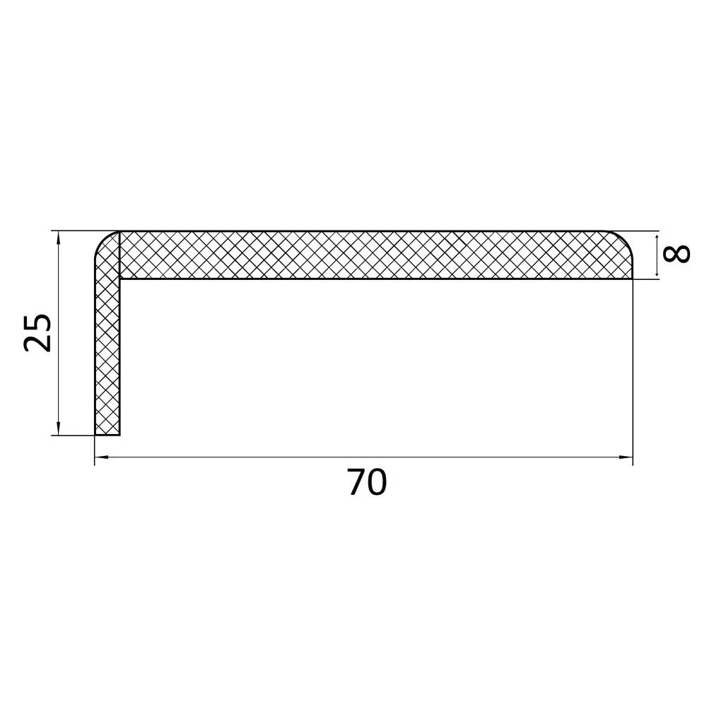 Наличник телескопический Skyline 2/Skyline 3 2200x70x8 мм ПВХ ламинация цвет дуб рустик серый VELLDORIS STLM-2120913 - Вид №3