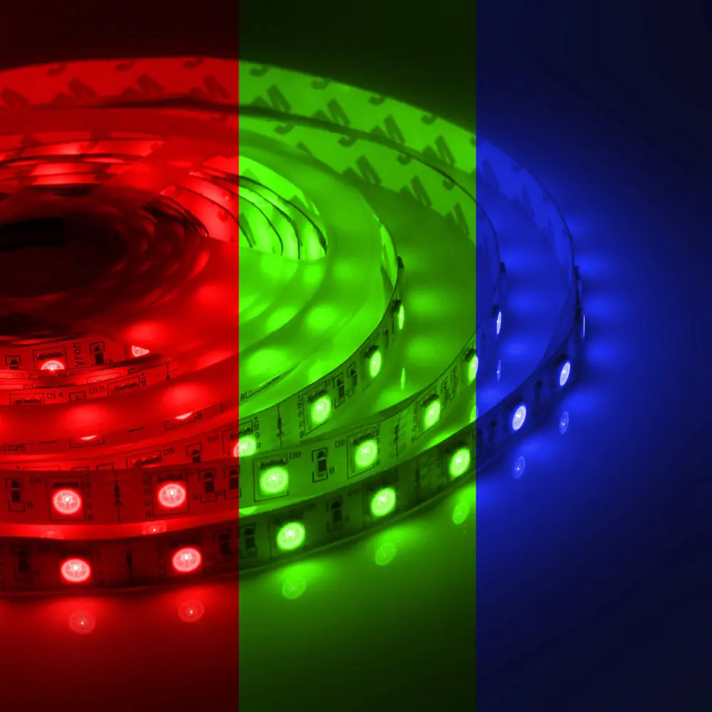 Светодиодная лента Apeyron 00-533 30 диод 7.2 Вт/м 12 В 10 мм IP20 30 м RGB свет 84721224 STLM-2133210  - Вид №2