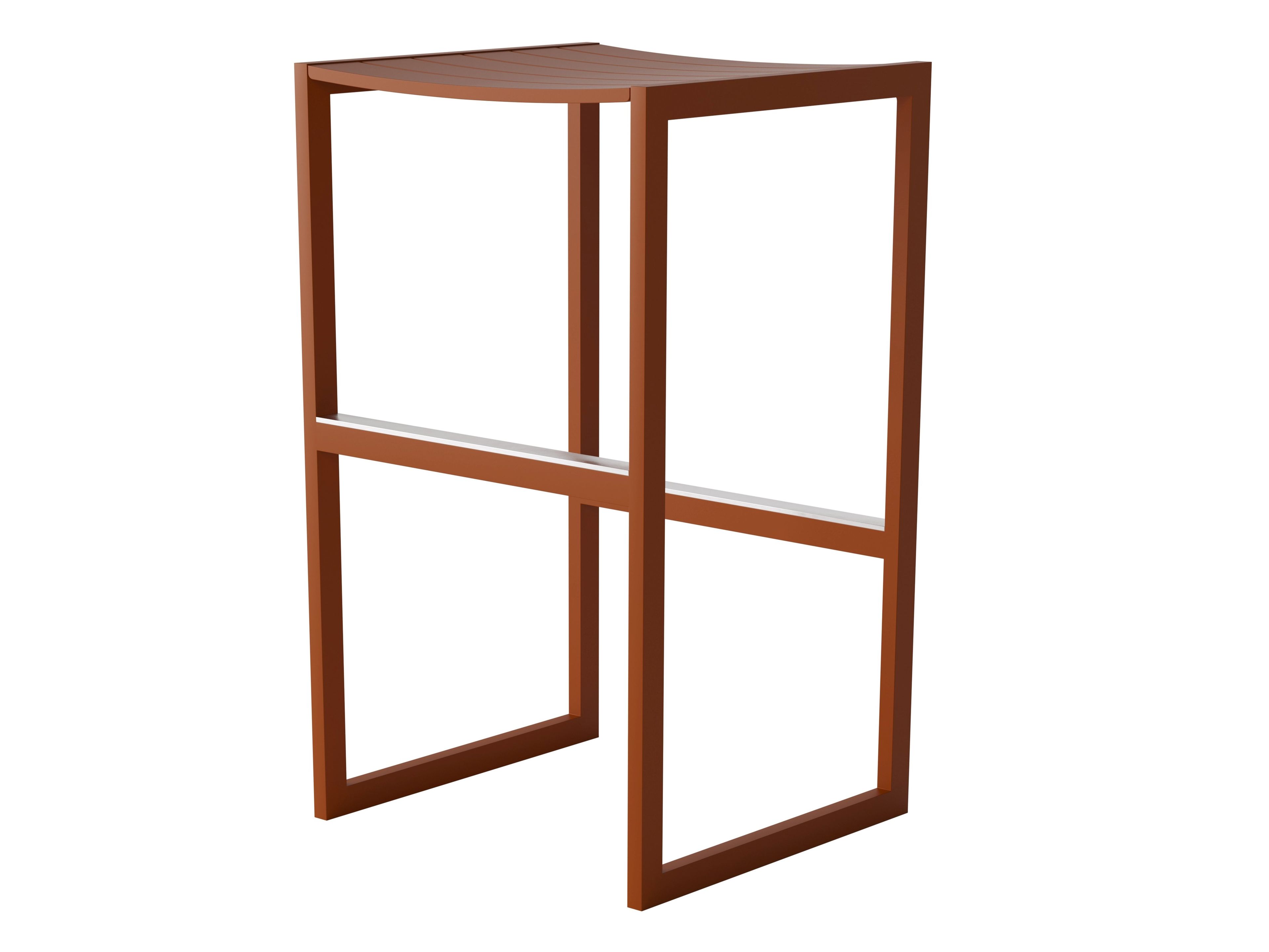 Алюминиевый высокий стул с порошковым покрытием с подставкой для ног Case Eos ARCH-00093146 - Вид №1