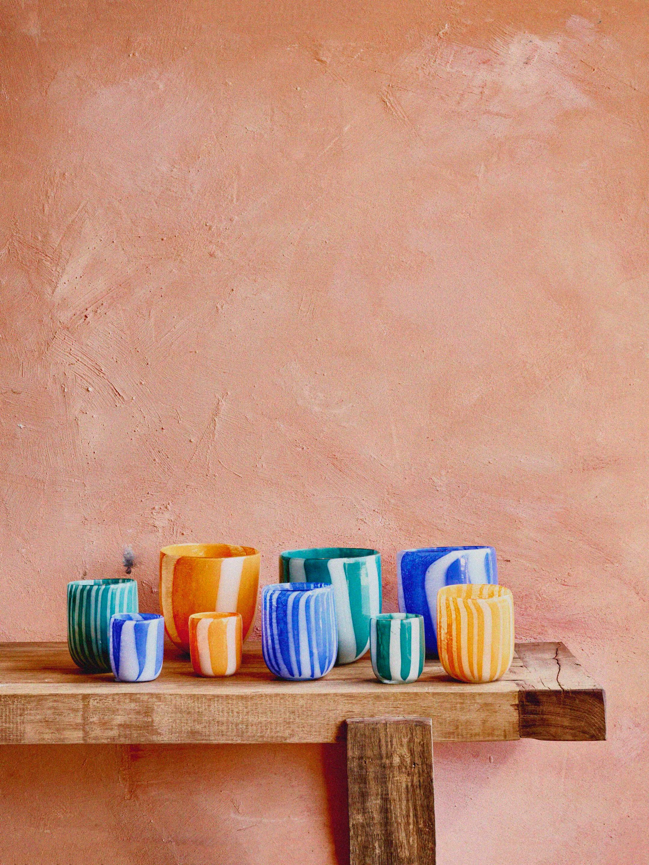 Круглая ваза из дутого стекла POMAX Канны ARCH-00042035 - Вид №17