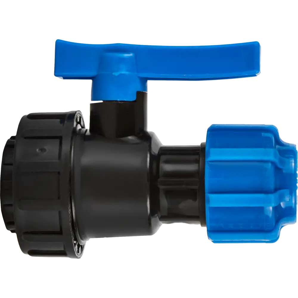 Кран разъемный ПНД Политэк для систем водоснабжения 85358405 STLM-0062144 - Вид №1