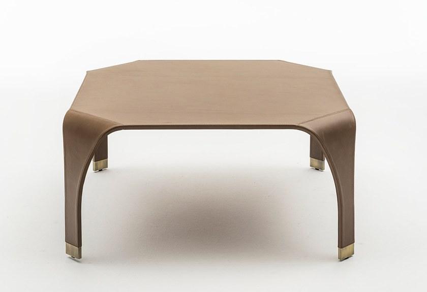 OAK Низкий кожаный журнальный столик Milano collection Sc5089 - Вид №1