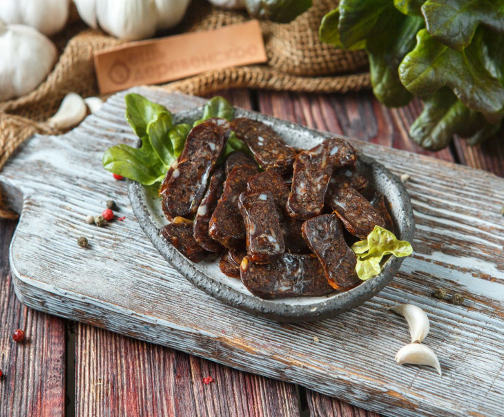 7474 Суджук из говядины (нарезка) Вкусляндия  - Вид №1