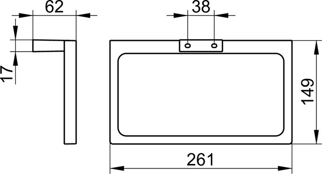 11121130000 Кольцо для полотенца KEUCO Edition 11 - Вид №2