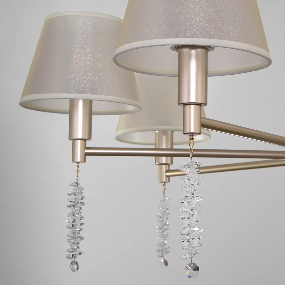 Люстра подвесная Charuel 60148 7 ламп 13 м² цвет золотой Eurosvet STLM-2112723 - Вид №4