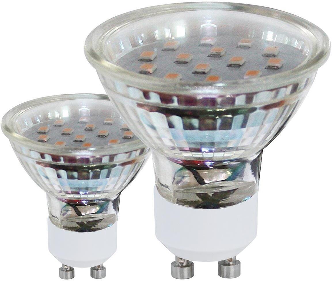 11427 Набор светодиодных ламп GU10 3W 3000K прозрачная Eglo LM_LED_GU10