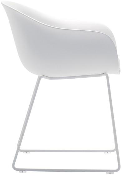 Andreu World Стул с салазками и подлокотниками со встроенной подушкой Next So0495 - Вид №3