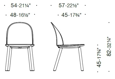 Пластиковый стул ESTEL GROUP профиль ARCH-00090456 - Вид №3