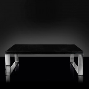 450003,9 ABHIKA СТОЛ ПЛОЩАДЬ ЛОФТ LAK H40 130X130 BLACK
