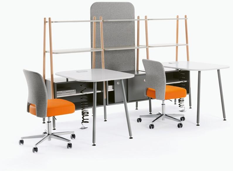 Sesta Офисное кресло из ткани с 5 спицами на колесиках Blog Bg-542 - Вид №1