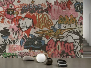 GLAMORA Виниловые обои с эффектом стены Slang