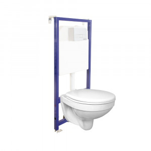 042414 Подвесной унитаз настенный Белый BERGES  Россия