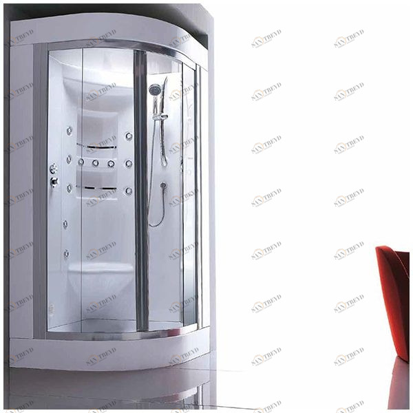 Душевая кабина Gruppo treesse Acquazzurra 100 STI-B7516D белая с гидромассажем угловая правая STIB7516D