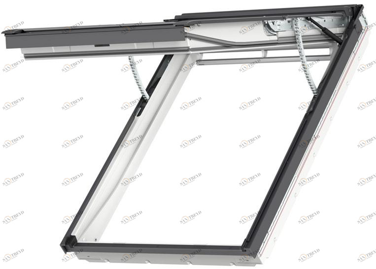 Velux Окно электрического фрамуги Finestre da tetto a vasistas sun-id-1396597