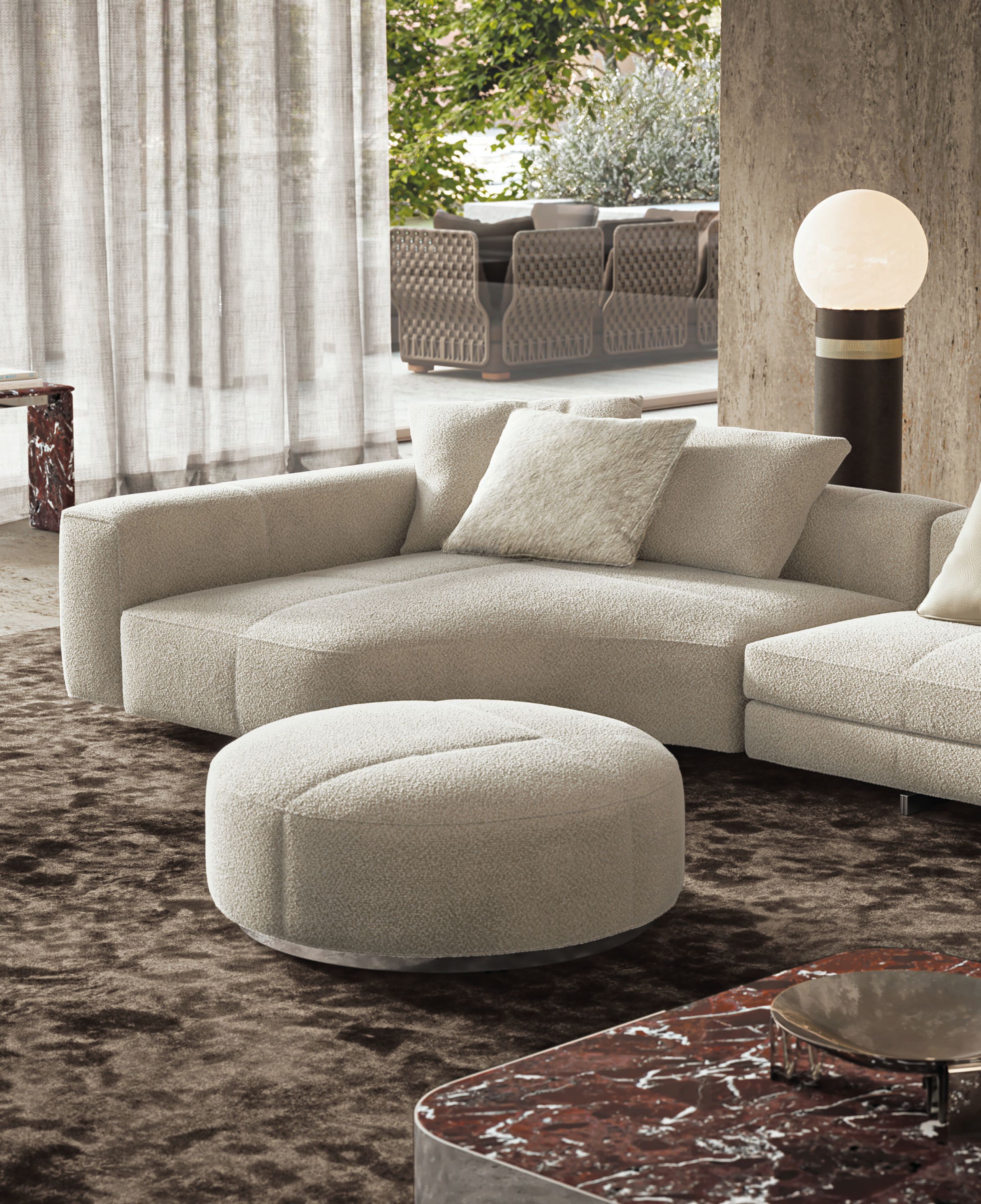 4-местный тканевый диван Minotti Yves ARCH-00107550 - Вид №3