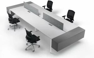 Ultom Модульный рабочий стол со встроенной полкой 6x3