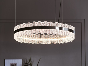 Стеклянный подвесной светильник