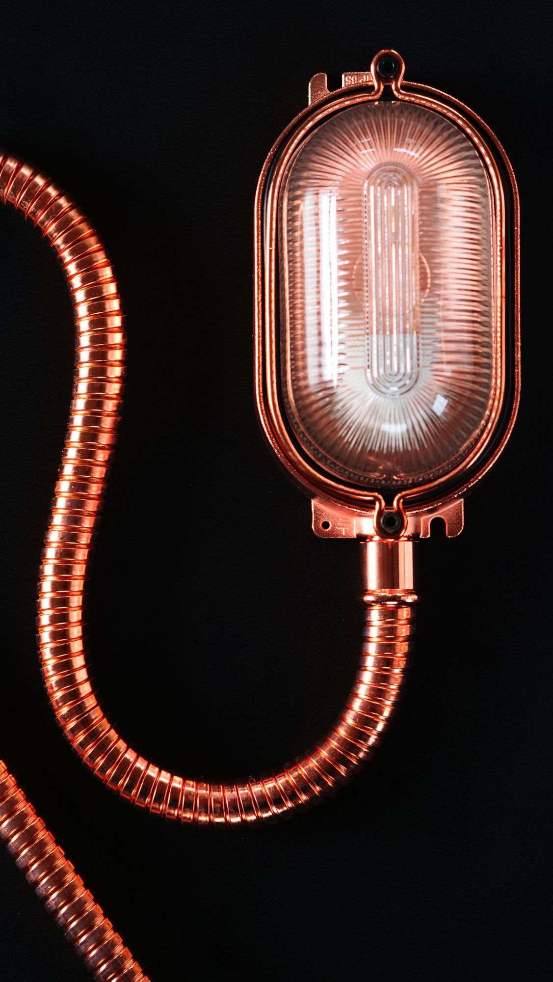 Медный алюминиевый настенный светильник Genuit медь ARCH-00140611 - Вид №4