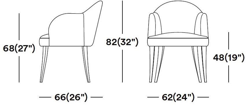 Tirolo Кожаное кресло с подлокотниками Chicago 015 p - Вид №2