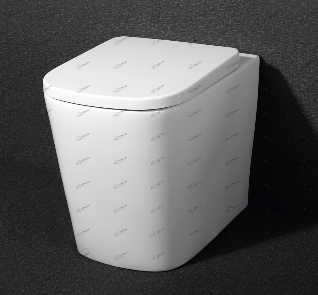 Унитаз приставной BelBagno ALBANO безободковый Приставной унитаз напольный Белый BELBAGNO Albano Китай