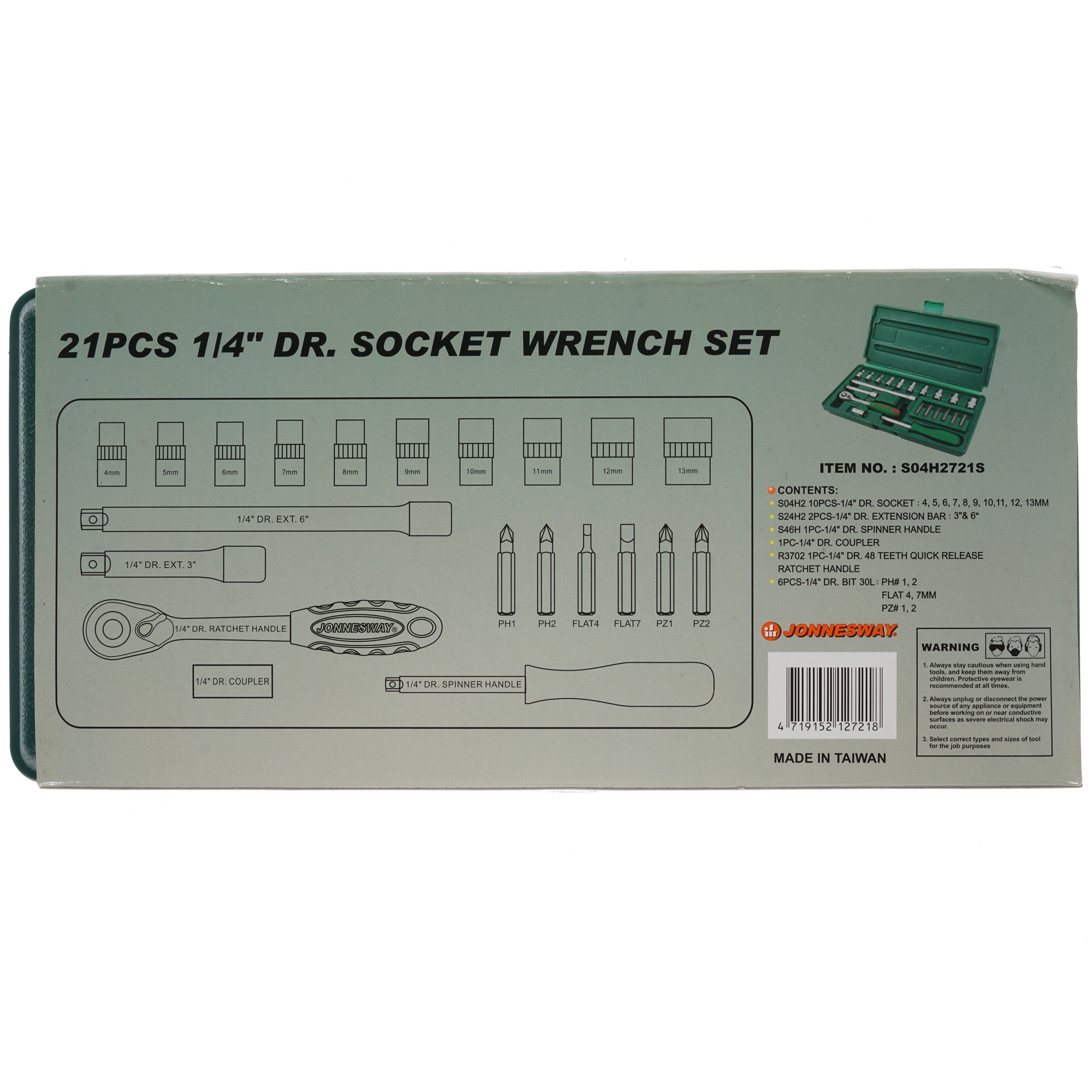 Набор инструментов Jonnesway S04H2721S 1118728 STDN-0138290 - Вид №2