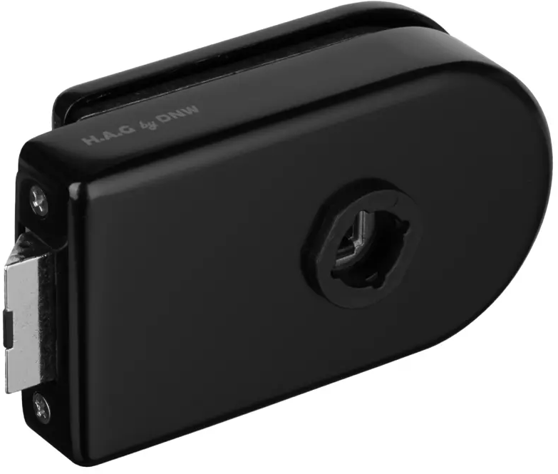 91639763 Защелка гладкая HAG ID-600SC Blc черный STLM-0895650