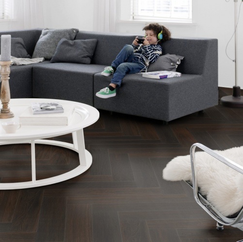 Паркет Ёлка Solidfloor New classic Лувр 1126206 Дуб Натур (Рельефная) 610х122 мм 1500200201 - Вид №10