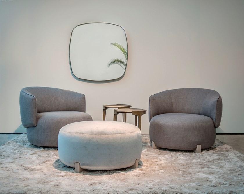 Piet Boon Пуф из круглой ткани с обивкой Jane sun-id-1509364 - Вид №3