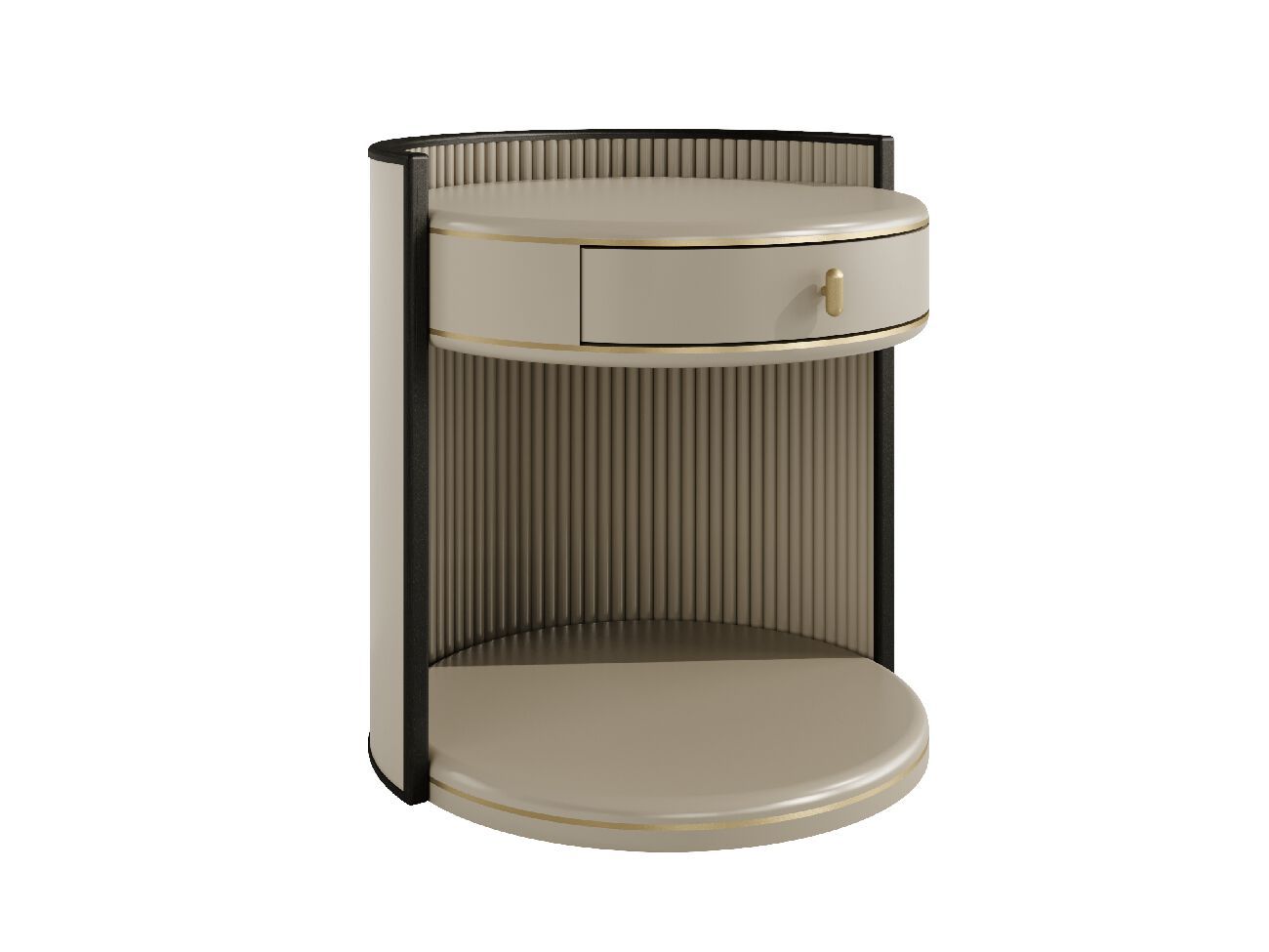 Деревянная круглая тумбочка Casa Magna Essence ARCH-00091323