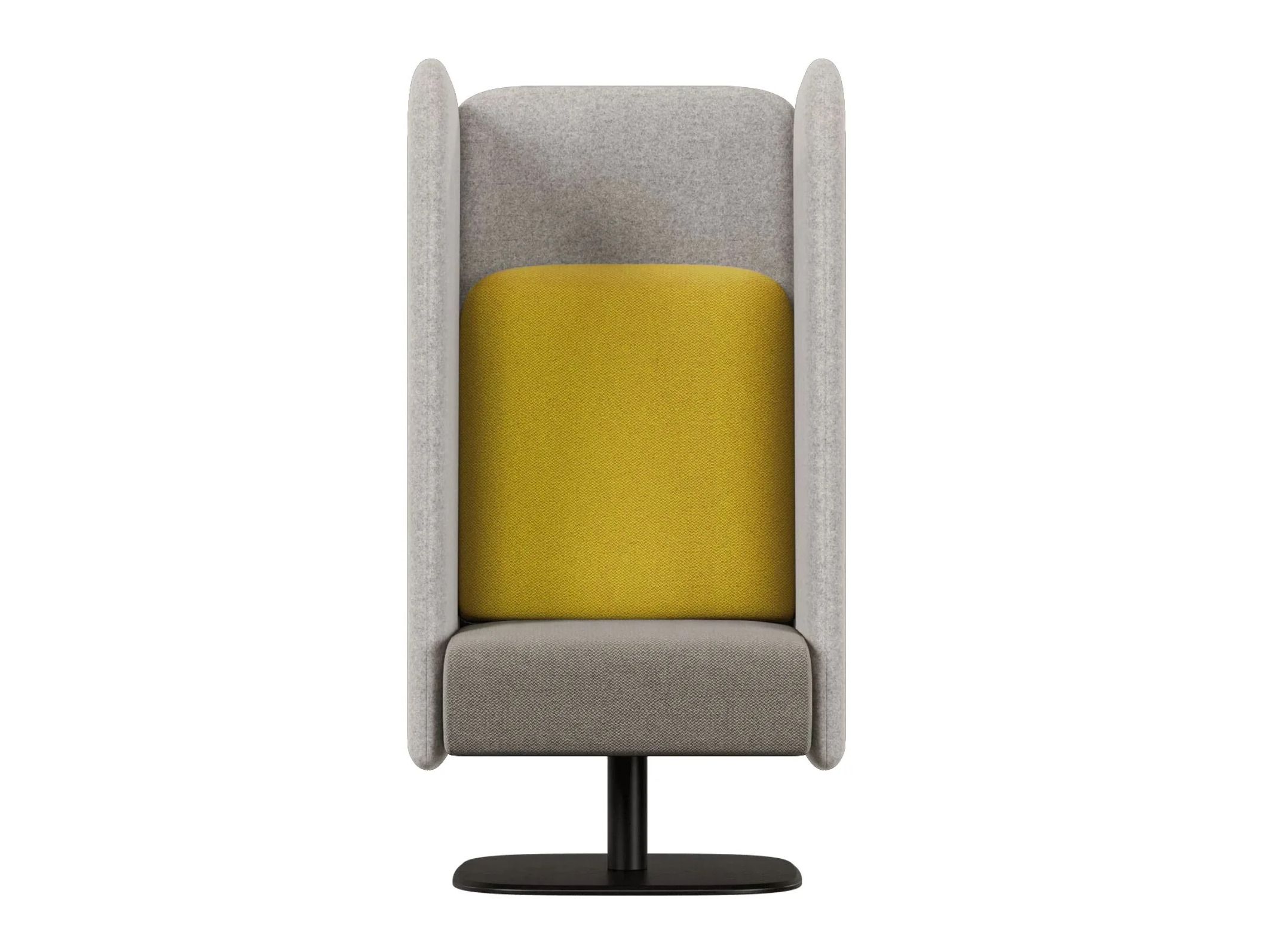 Кресло из ткани с огнестойкой обивкой и высокой спинкой Intuit by Softrend август ARCH-00029520 - Вид №1