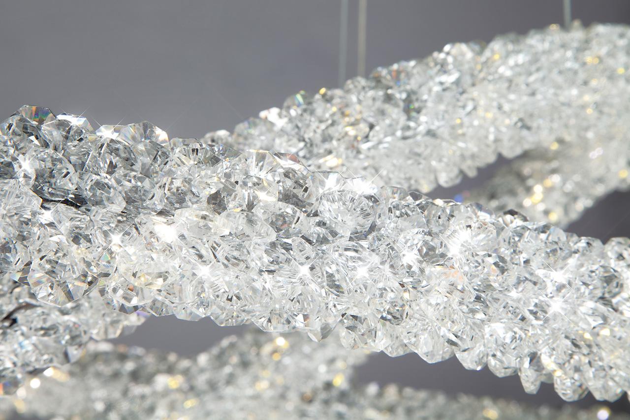 Подвесной светодиодный светильник Bogates Pandora 417/2 Strotskis BOGATES ДИЗАЙНЕРСКИЕ, PANDORA 200146 Хром  - Вид №2