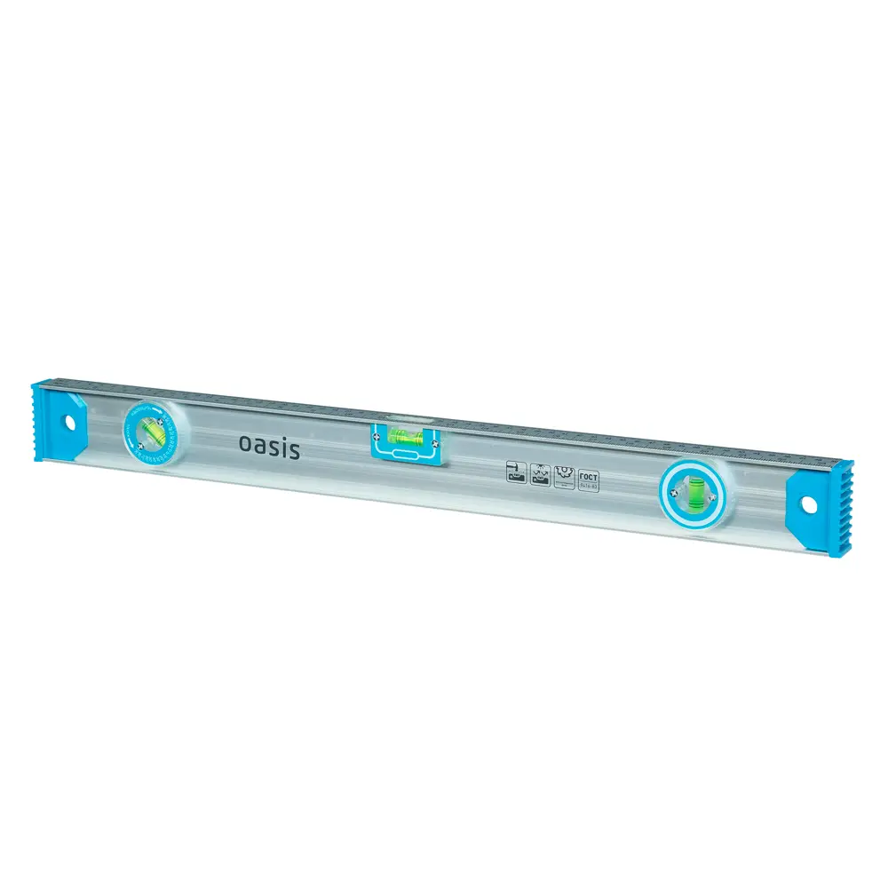 Строительный уровень Oasis 600 мм с тремя глазками для точного выравнивания 89428157 STLM-1563943