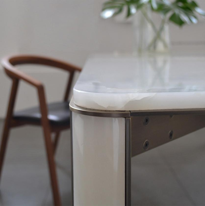 mg12 Стол из натурального камня в современном стиле Gregorio sun-id-1408332 - Вид №3