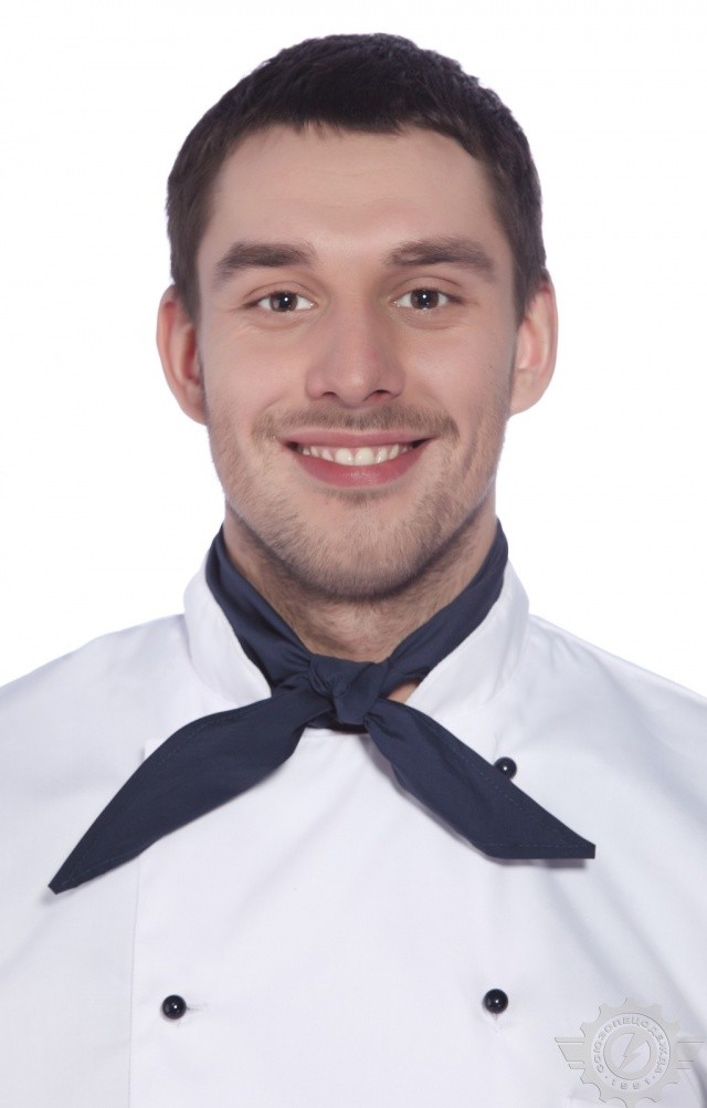 64717 Куртка поварская "Люкс-Лайт" синяя полоска  Повар  размер 52-54/182-188 Спецодежда  - Вид №5