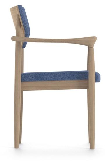 PIAVAL Штабелируемый тканевый стул с подлокотниками Pia | health & care 48-13/2 - Вид №2