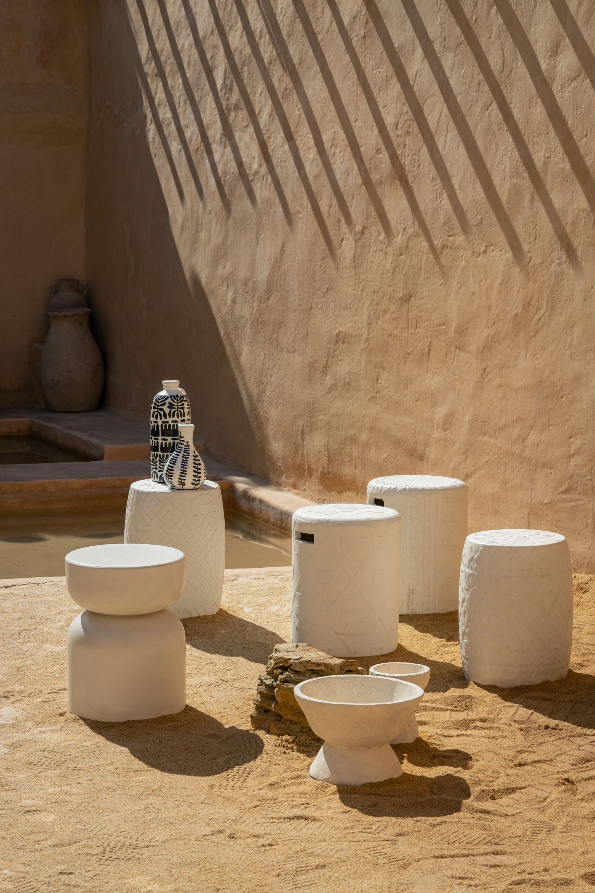 Низкий садовый стул из волокнистого бетона cbdesign Space ARCH-00100235 - Вид №5