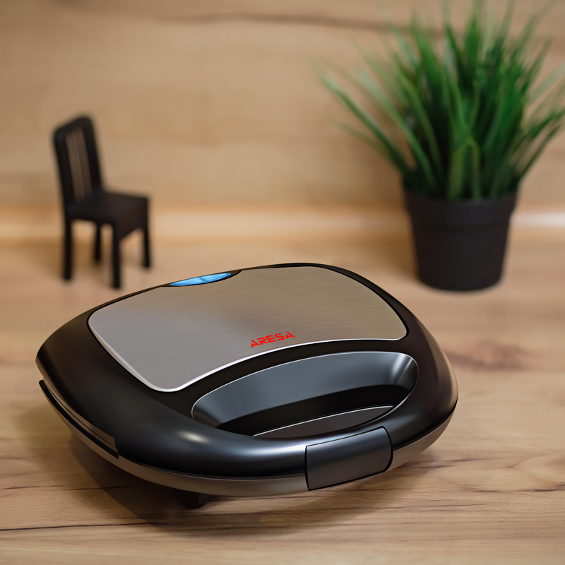 1085232 Сэндвичница Aresa AR-1202 серый STDN-0080524 - Вид №6