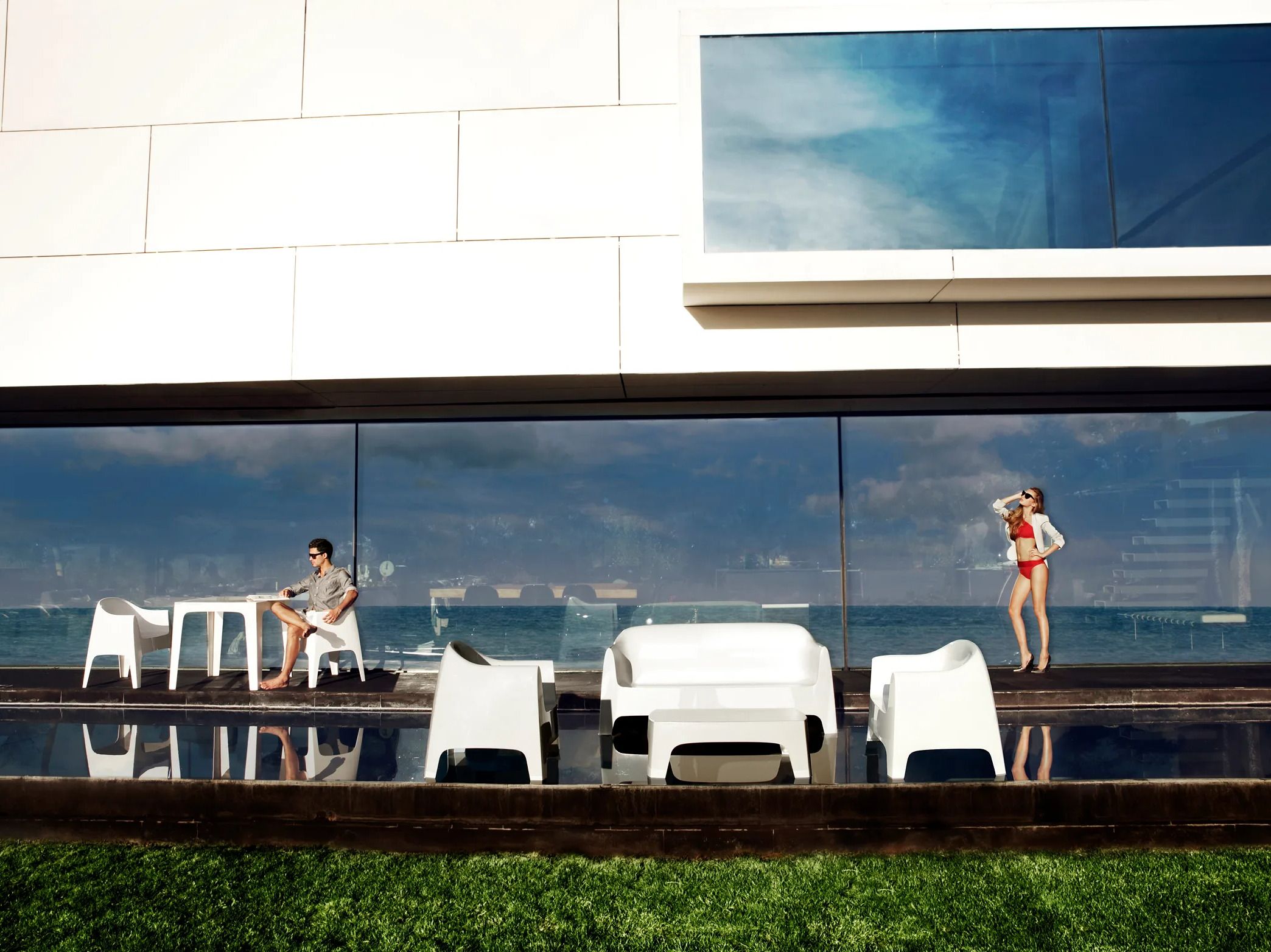 Садовое кресло с подлокотниками Vondom ARCH-00003488 - Вид №2