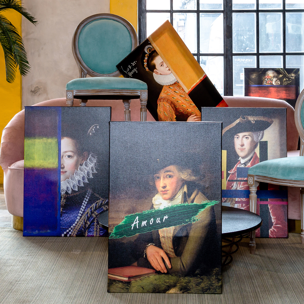 30101901 Арт-портрет «Amour» (холст, галерейная натяжка) Object Desire  - Вид №4