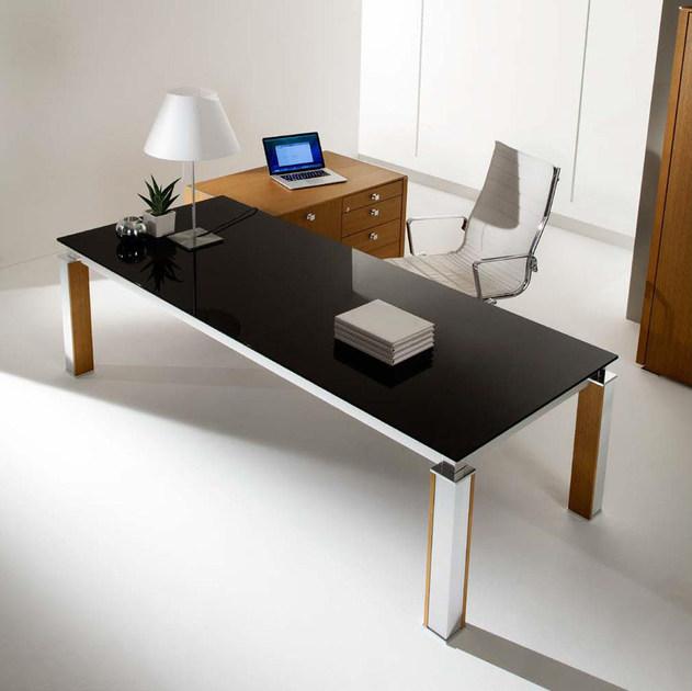 IFT Прямоугольный письменный стол из хрусталя Electa sun-id-1470070 - Вид №1