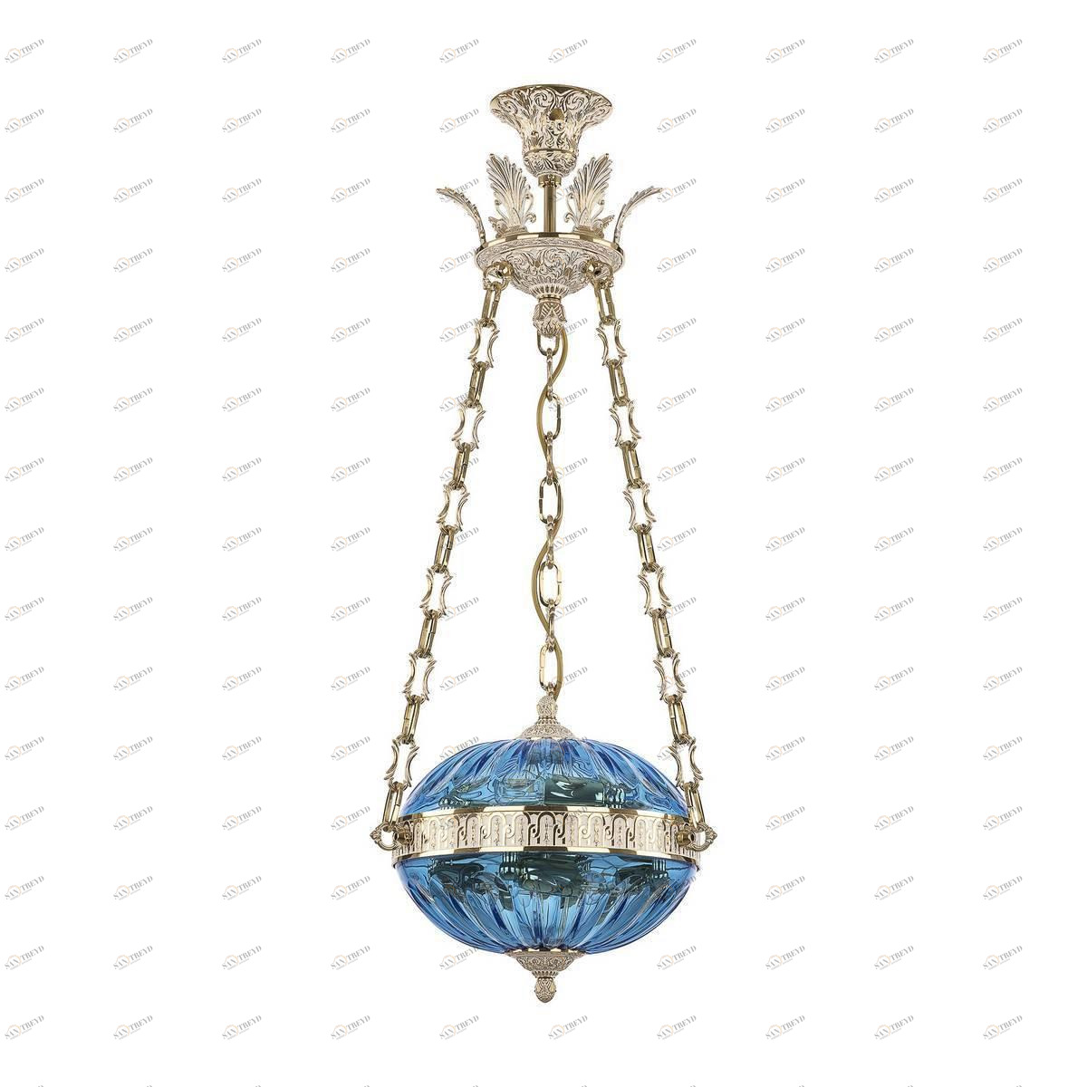 Подвесной светильник синий Bohemia Ivele GW Aquamarine BOHEMIA IVELE 7100 00-3890247 Синий 