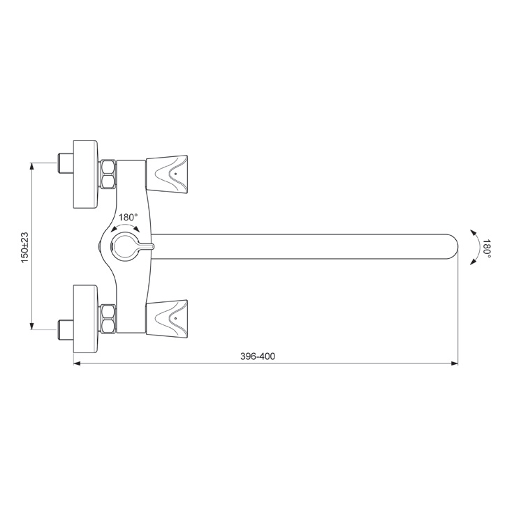 BA336AA Смеситель для ванны/душа VIDIMA NEO - Вид №2