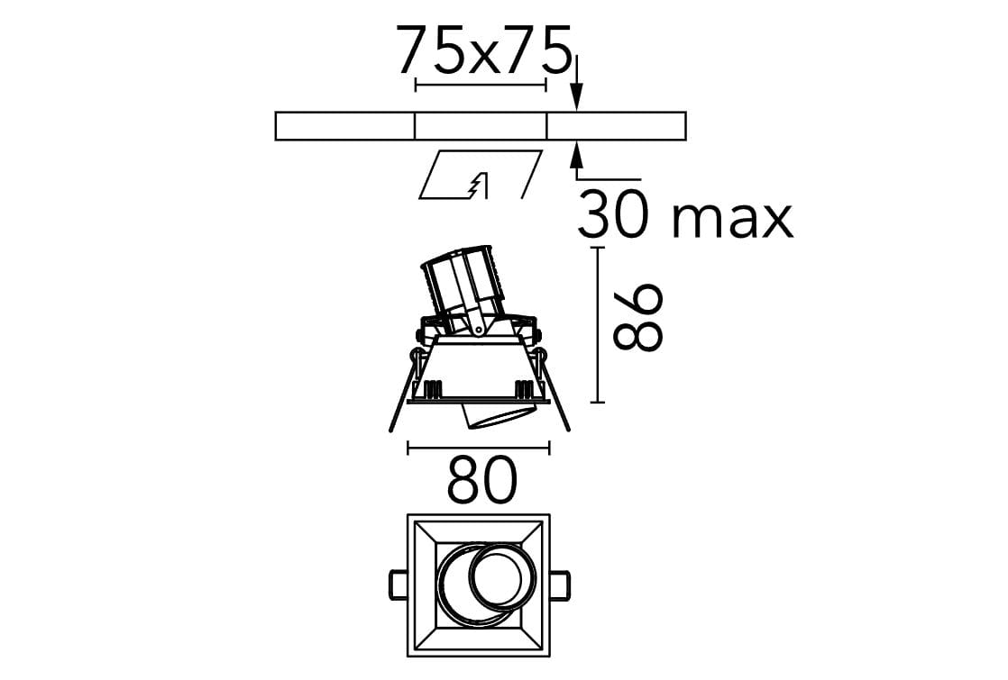 Регулируемый алюминиевый светодиодный прожектор In Stock Flos ARCH-00036408 - Вид №2
