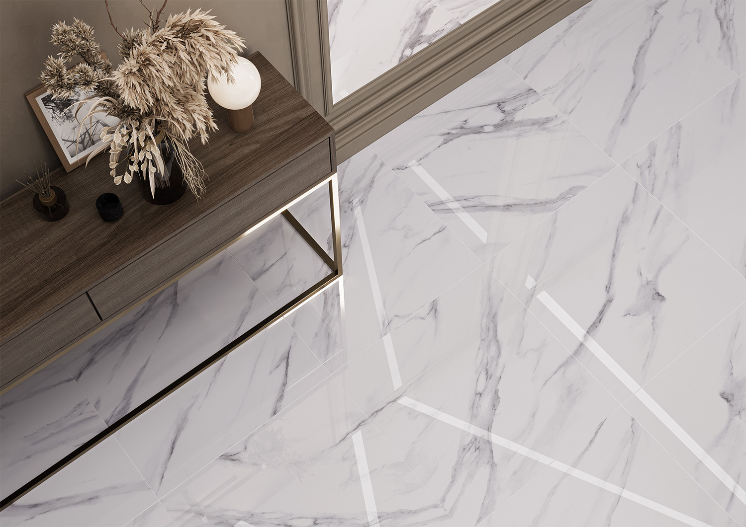 Oasis: Элегантность мрамора в вашем интерьере STP-ST466 INCOLOR - Вид №3